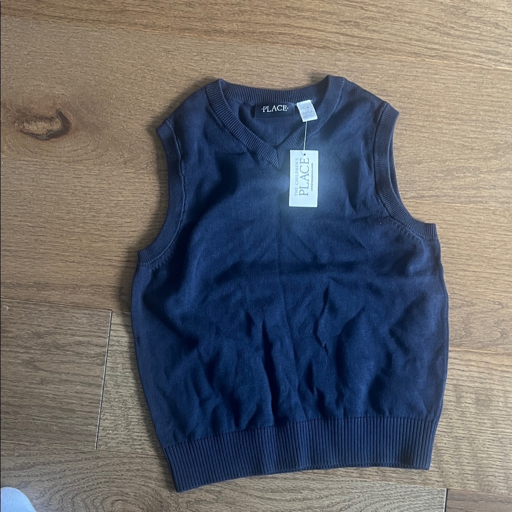 The Children’s Place Navy Knit Sleeveless Vest Tank